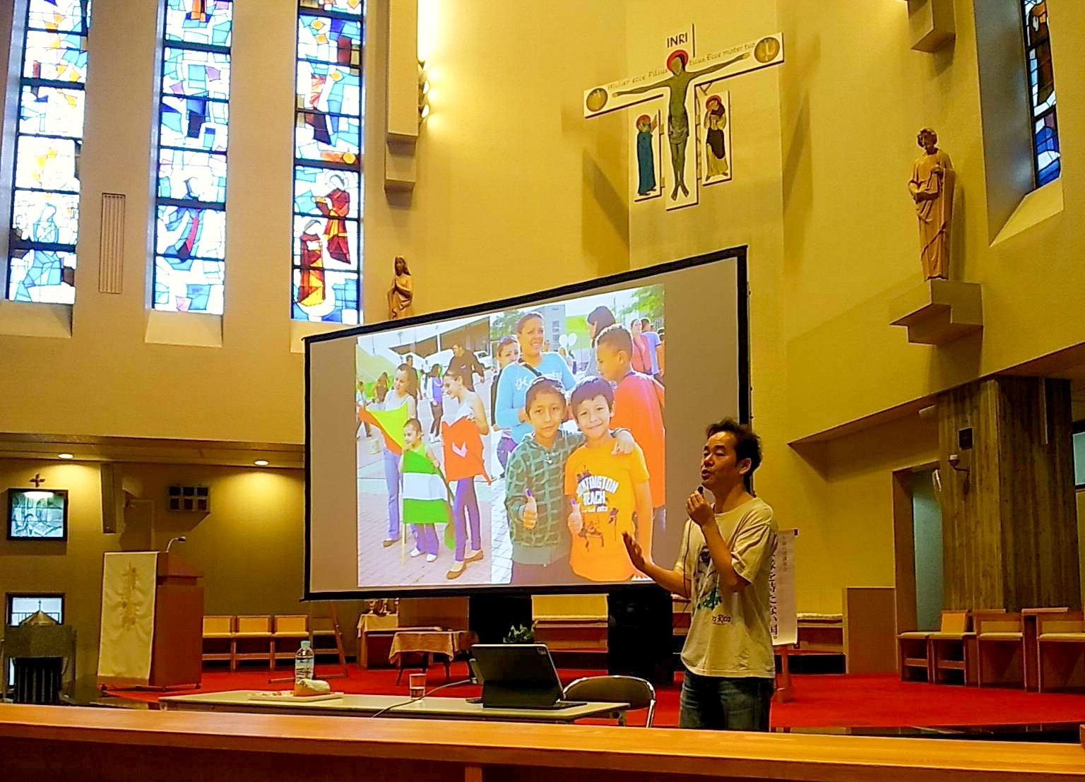 カトリック大名教会での講演