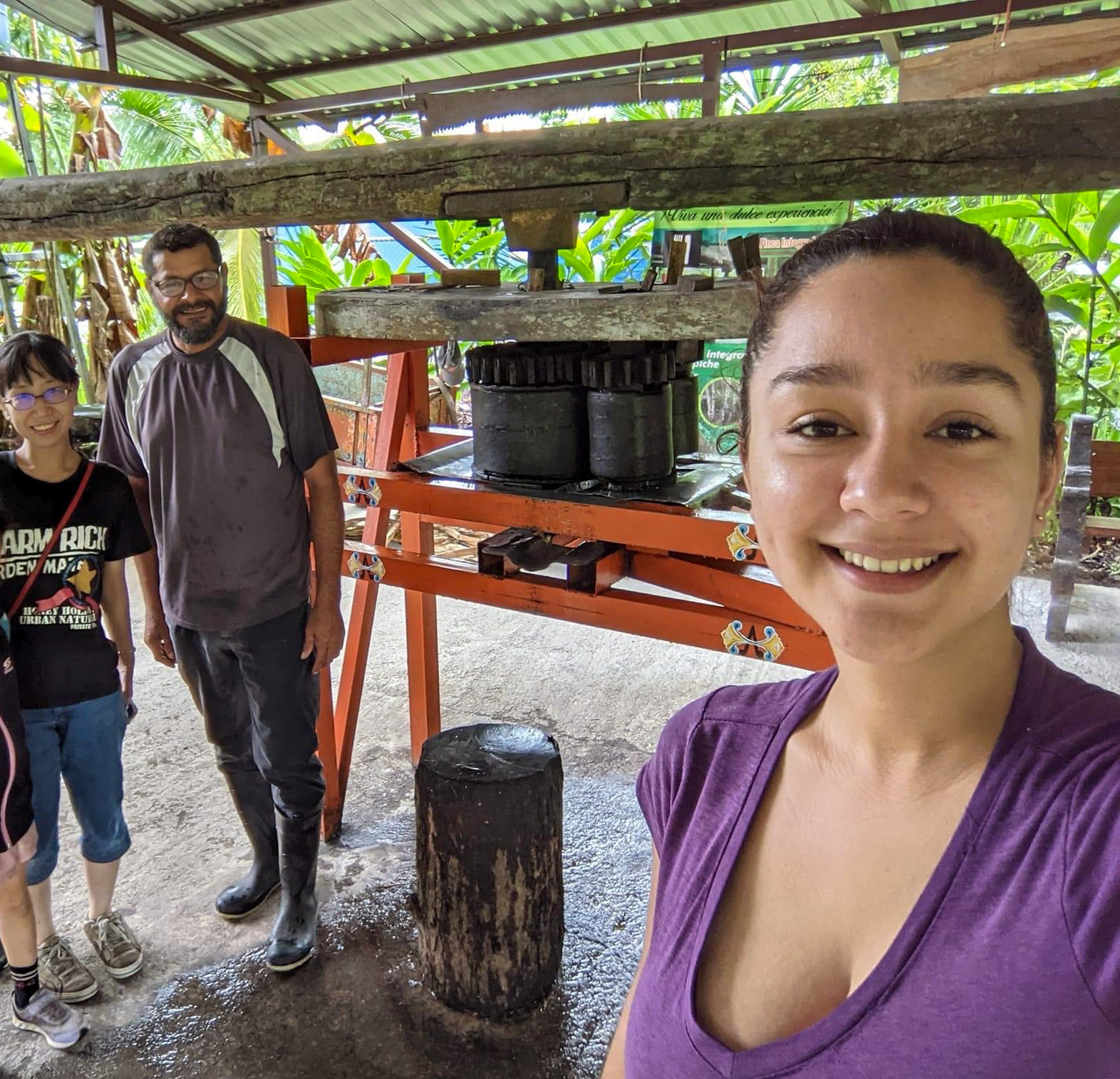 Finca Integrada Trapi cheでの集合写真